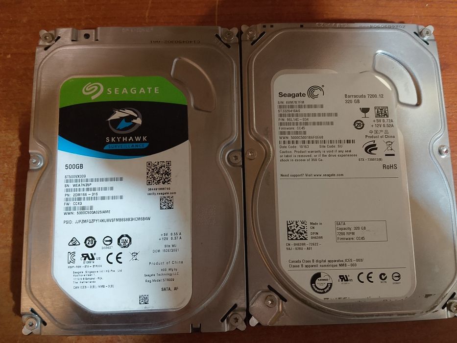 Жд диски 500 гб 320 гб