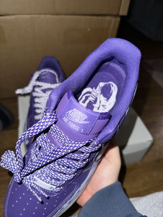 Nike Air Force 1 Low ’07 QS Purple Skeleton Halloween (2021)