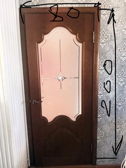 Двери 4 штуки межкомнатные (комплект)