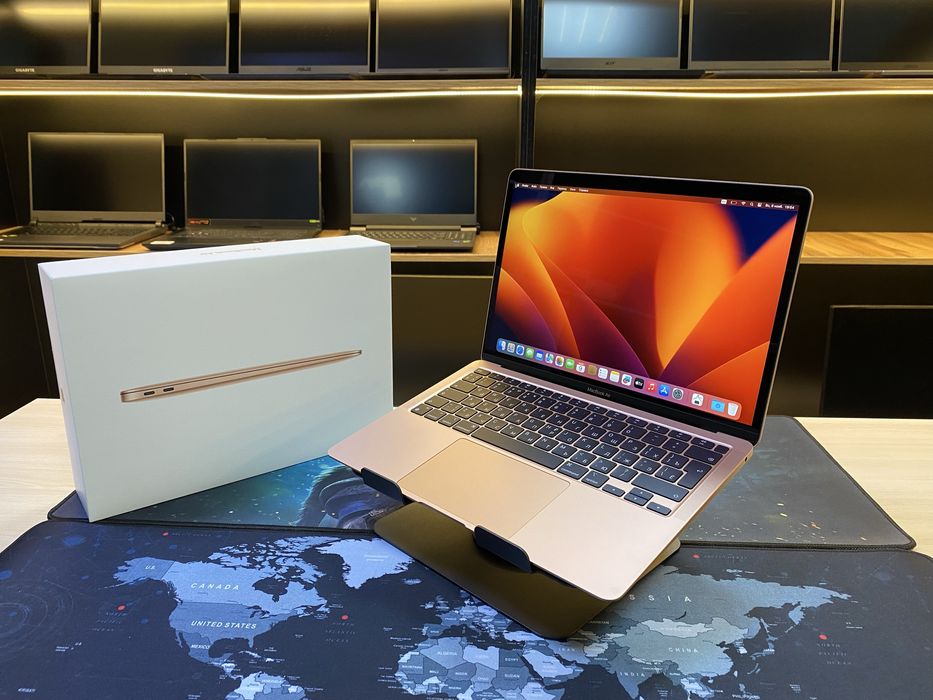 MacBook Air M1 Gold (2020) Apple M1! 8GB! SSD 256GB! Цикл 65-Гарантия!
