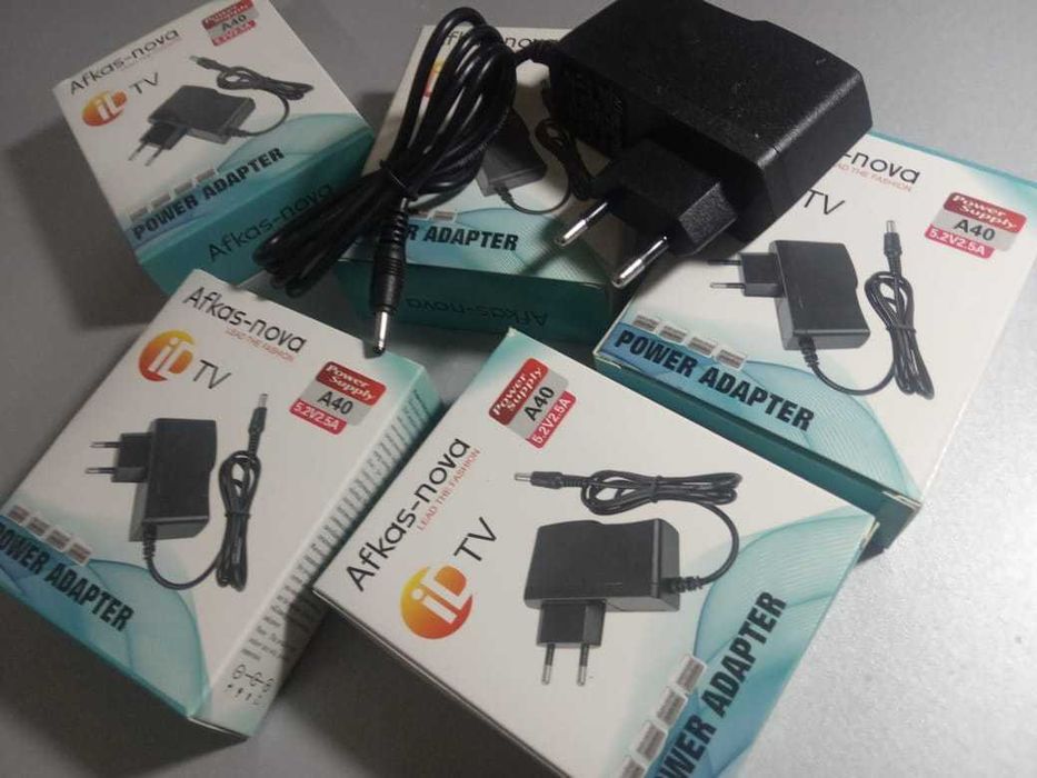 на приставку ID-TV адаптер блок питания, блок питания 5,2v 2.5A