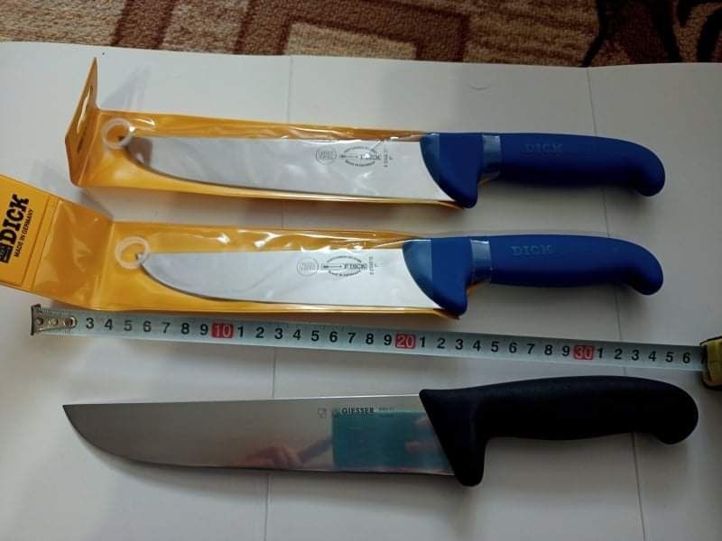 Професионален нож за месо клане дране месарски обезкостявне F. DICK