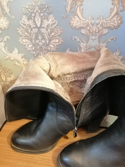 Сапоги зимние натуралка