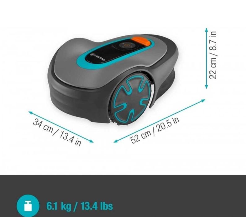 Robot de tuns gazon GARDENA SILENO Minimo 250 m² | Bluetooth|Silențios