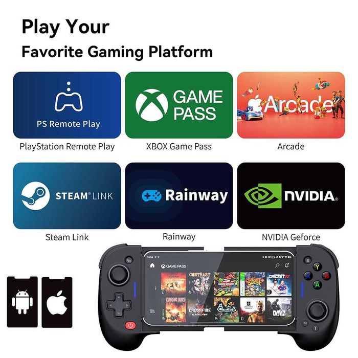 Bluetooth геймпад за телефон (iOS/Android) и Nintendo Switch! Топ цена