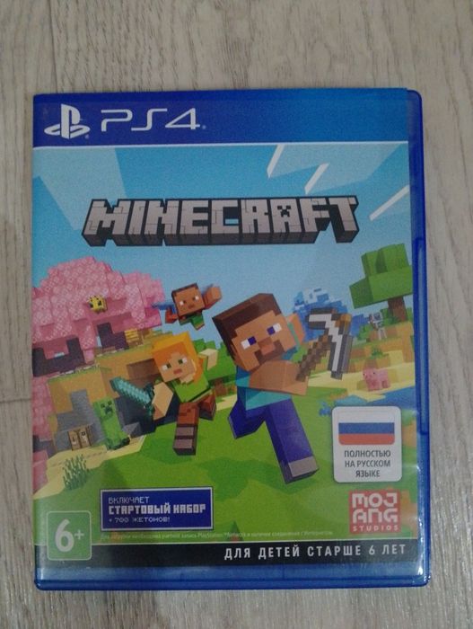 Диск на Playstation 4, MINECRAFT.