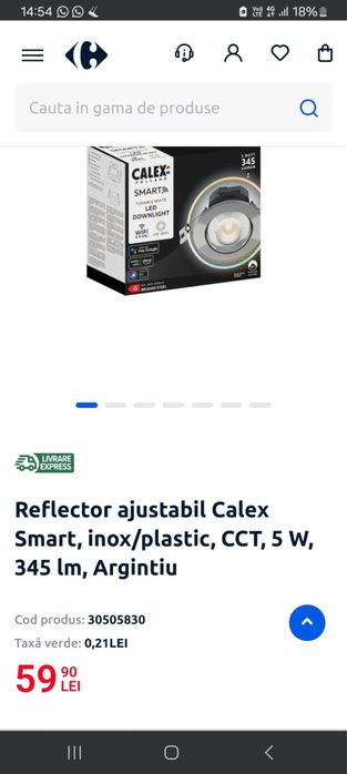 Reflector ajustabil  Smart Calex 5W