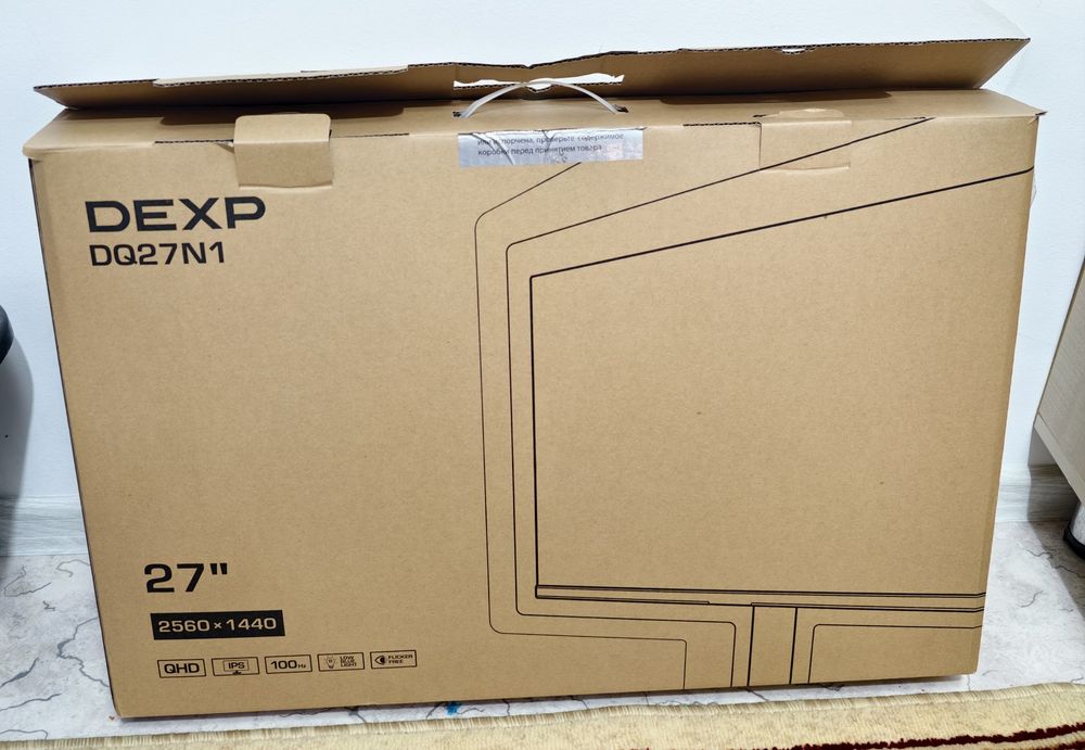 Монитор 2K DEXP 27" 100Гц с гарантией