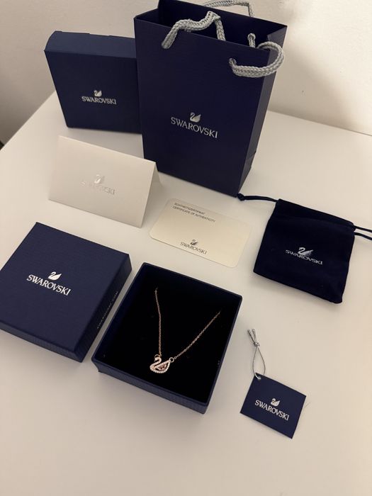 Lantisor Rose Gold Lebada Swarovski