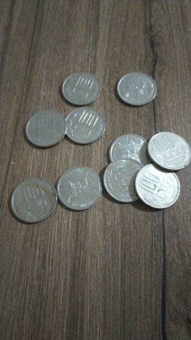 Monede de 100 lei!500 lei bucata