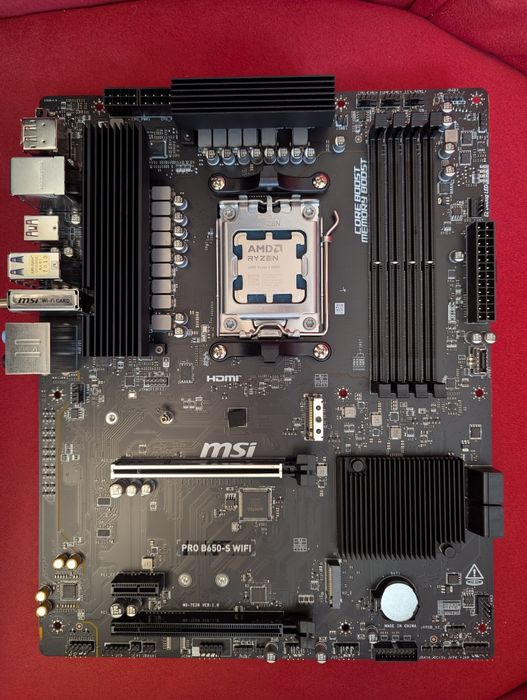 AM5: Ryzen 5 7600, ново дънo MSI PRO B650 с WIFI / опц. 32GB DDR5-6000