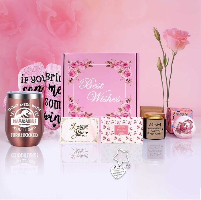 Подарък за жена майка Рожден ден Комплект 8 части подаръчна кутия