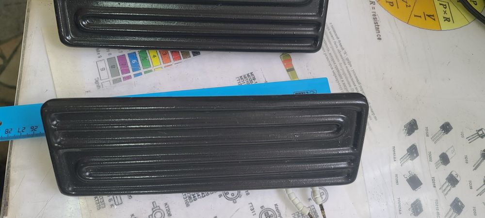 Керамический инфракрасный нагревательный элемент 240×80 мм. 550w