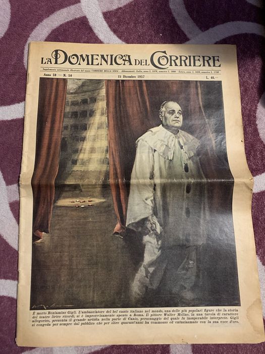 Ziar Vechi 1957 original