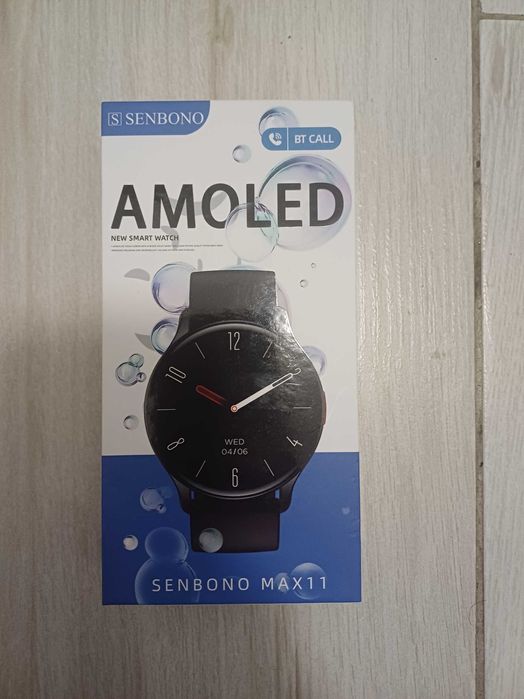 Smart Watch SENBONO MAX11 , 1.43 inch AMOLED 100 moduri sportive