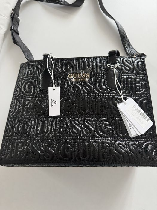 Geanta neagra Guess Silvana Tote bag