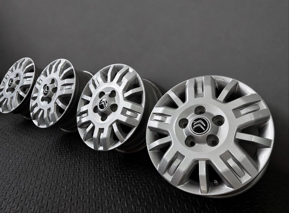15” Citroen, Peugeot, Fiat оригинални алуминиеви бусови джанти 5х118, 4 броя