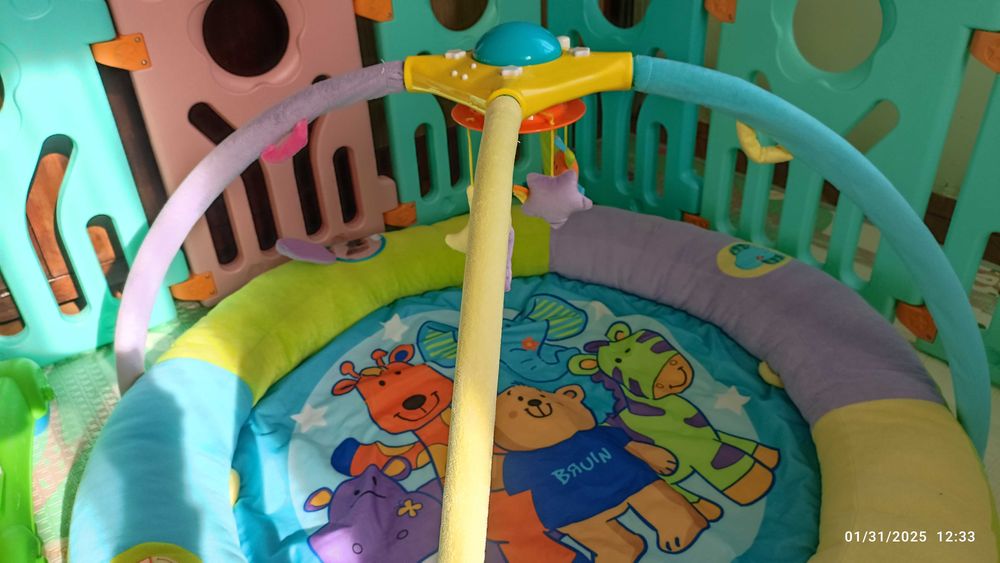 Активна гимнастика със звук и въртележка 120см.