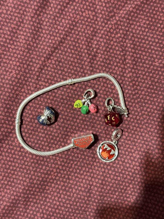 Браслет и шармы пандора оригинал STRANGER THINGS