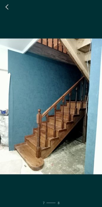 Изготовление и установка лестниц.