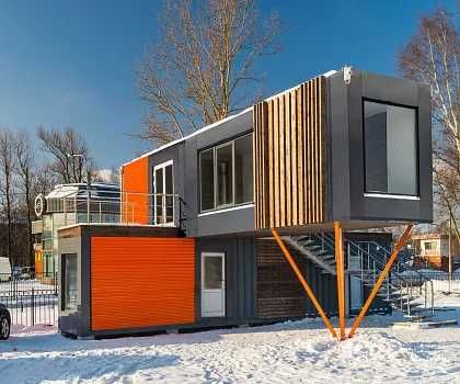 Контейнер 40ф для жилья-утепленный