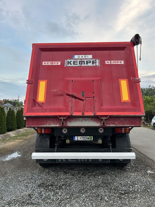 Semiremorca Cereale Kempf 40mc. Frana Disc  2015 Alcoa 2 Axe Liftante Recent Adus Impecabila