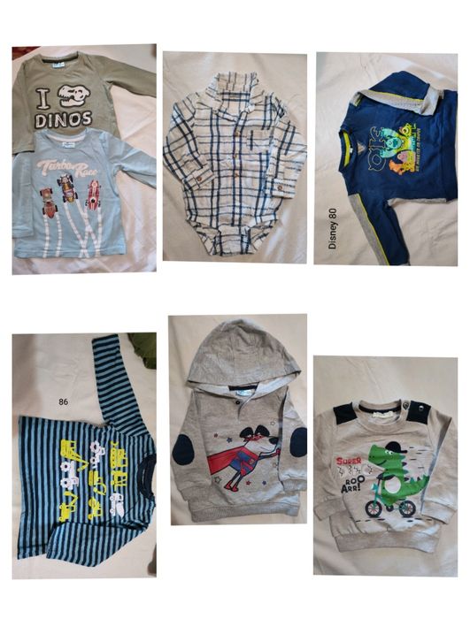 Бебешки/детски дрехи 80/86 за момче ZARA, Mayoral, HM, Disney