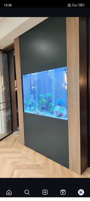 Zakaz asosida akvarium yasab beramiz siz istagan dizaynda Akvarium ola