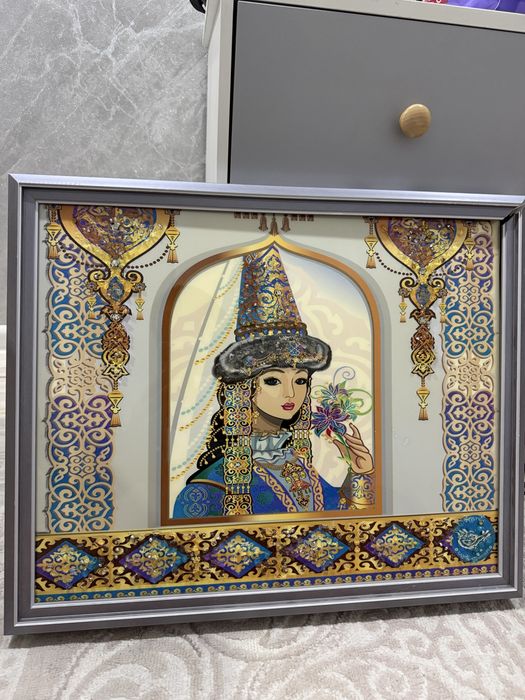 Картина  «Казахская красавица»