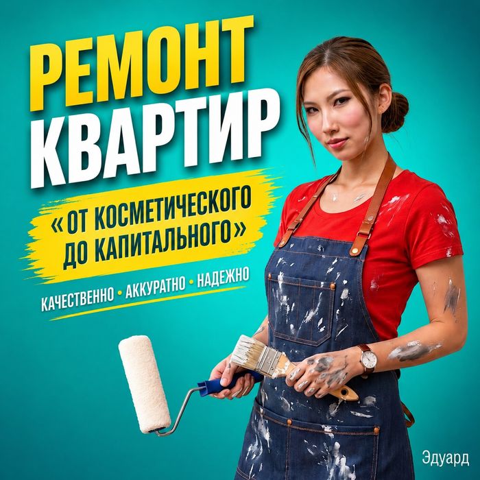 Ремонт квартир. От косметического до капитального.
