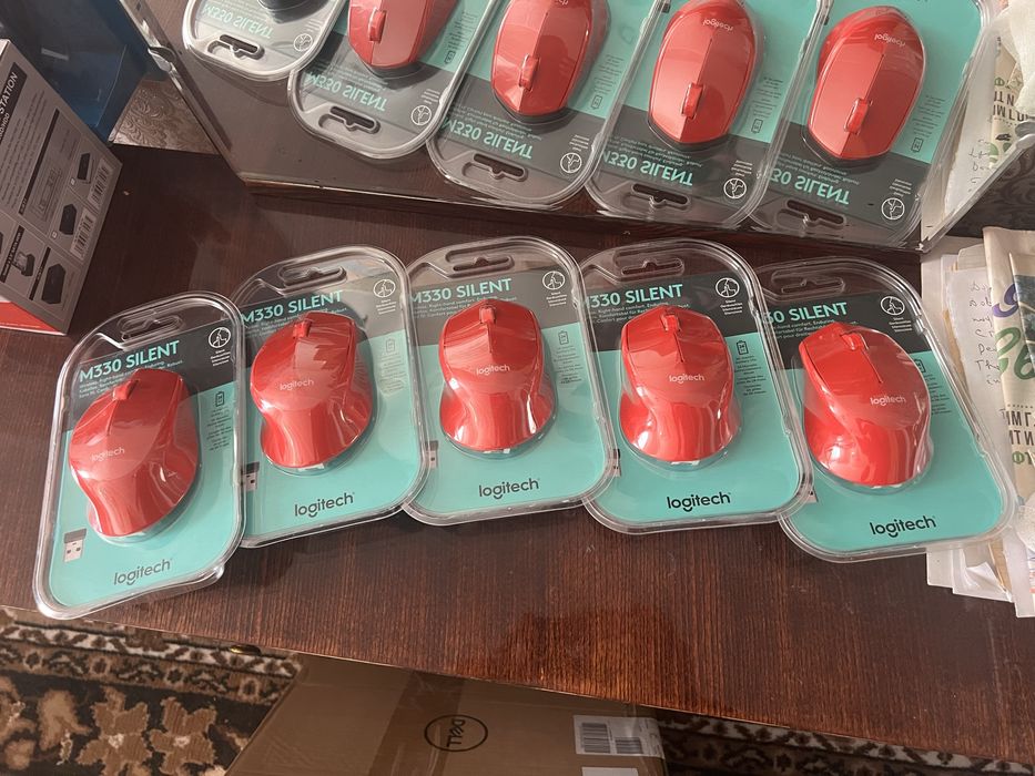 Мышки безпроводные Dell, logitech.