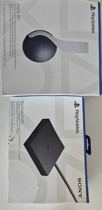 Play station слушалки и VR адаптер за PC