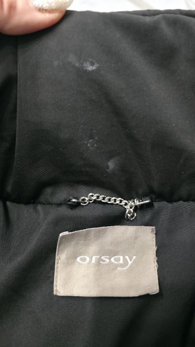 Jacheta scurta de iarna cu puf Orsay, neagră, marimea 38