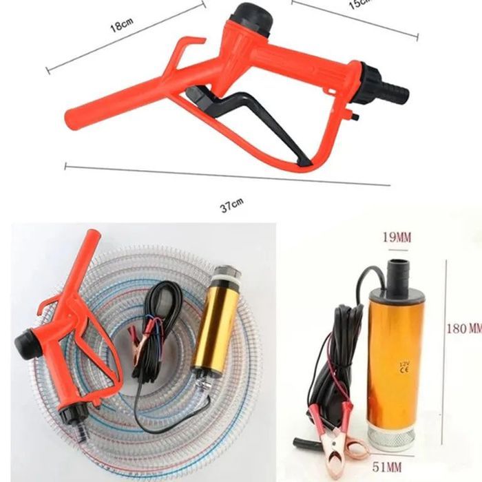 pompa transfer lichide sumersibila cu tot cu furtun  12v