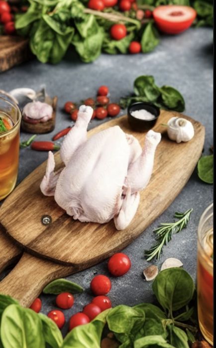 Домашняя курочка бройлера