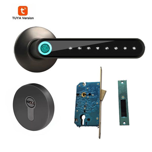 Смарт ел. брава -5 в 1 + Магнитна брава и патрон с 3 ключа /SB009/