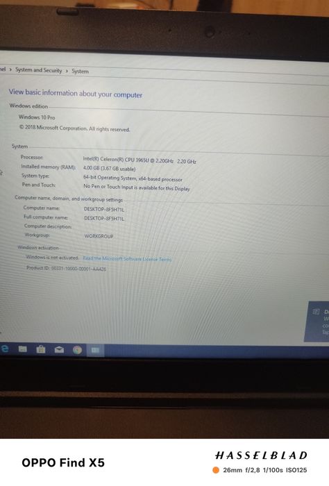 Lenovo Thinkpad L570 procesor 2,2ghz RAM 4gb HDD 500gb baterie tine