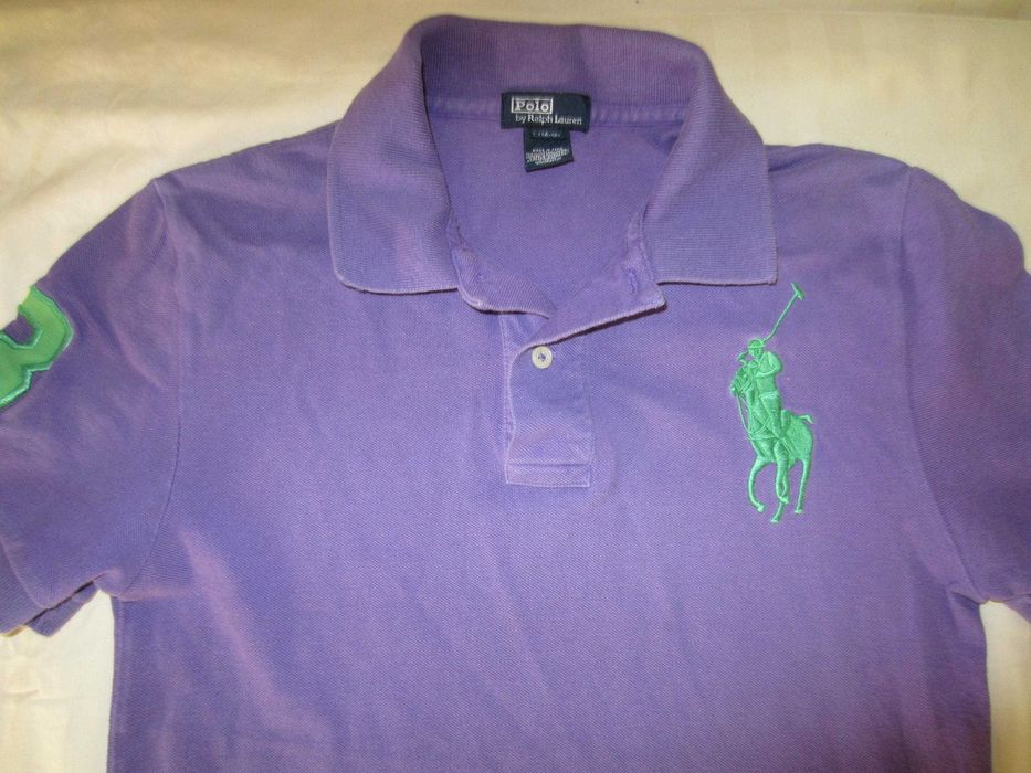 Tricou Polo Ralph Lauren,copil 14-16ani,culoare mov, stare f.buna