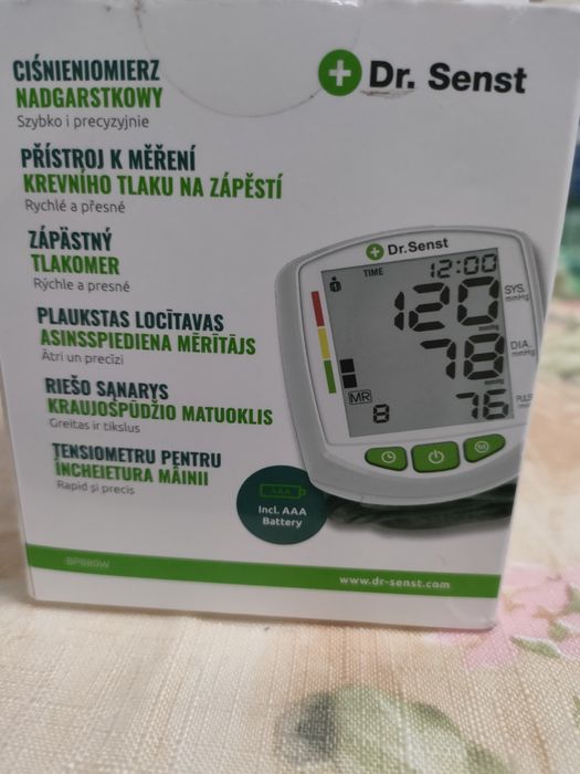 Tensiometru electronicpentru încheietura mâinii dr Sents