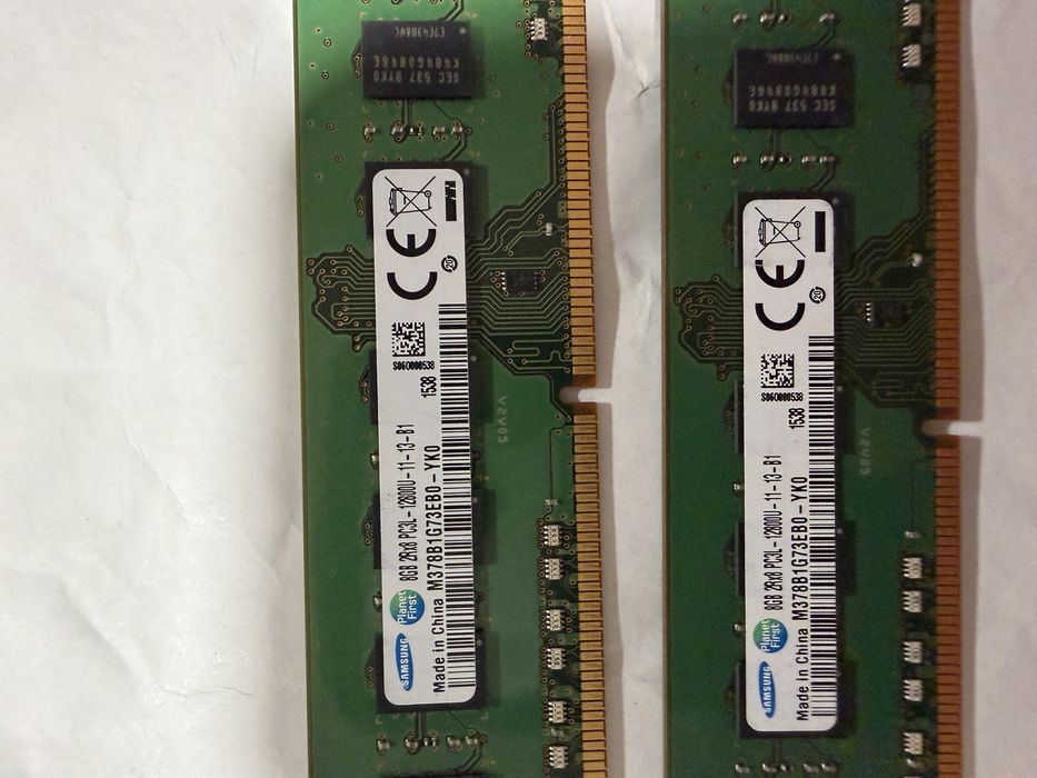 Kit 16GB (2x 8GB) memorie RAM, DDR3, 1600MHz, modele Kingston/SKhynix/Samsung