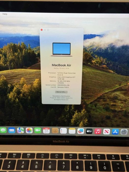 Macbook Air 2018/2019 Model #Optom