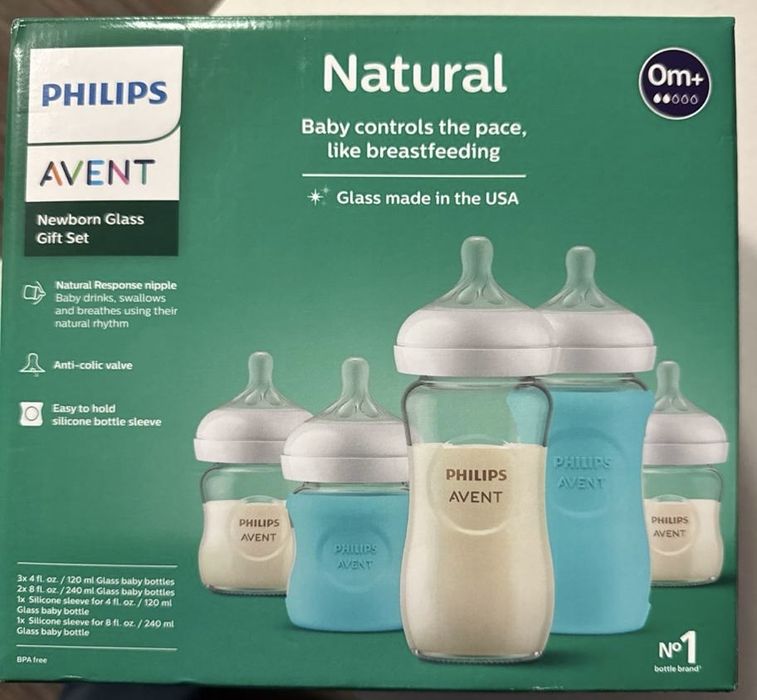 Стеклянные бутылочки Avent Natural Response