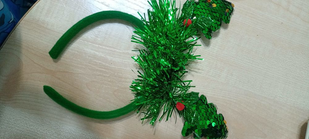 Ободок Ёлочки светящиеся