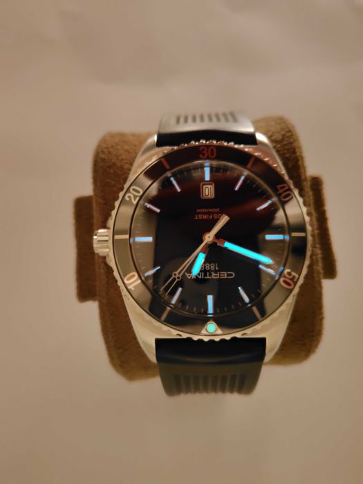 Швейцарски CERTINA DS FIRST GENT CERAMIC, сапфир, 200m diver
