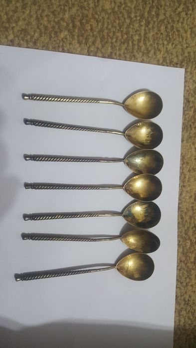 ложки серебро бу