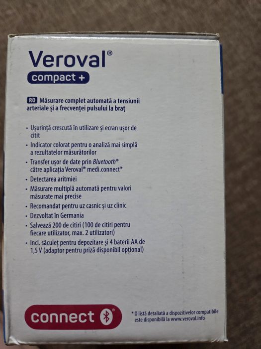 Tensiometru Veroval compact+