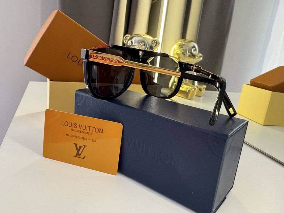 Чисто нови Мъжки Слънчеви Очила Louis Vuitton – Пълен луксозен комплект