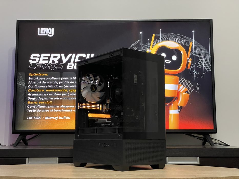 Calculator / Sistem PC Gaming - R5 2600, 1650 4GB, 16GB 3200, 256GB SSD