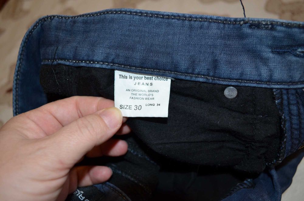 Джинсы размер 30 рост 34