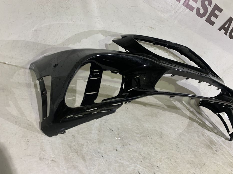 Bara fata Mercedes C-Class AMG, W205, facelift, 2018, 2019, 2020, 2021, cod origine OE A2058856002, cu gauri pentru senzori de parcare (6).